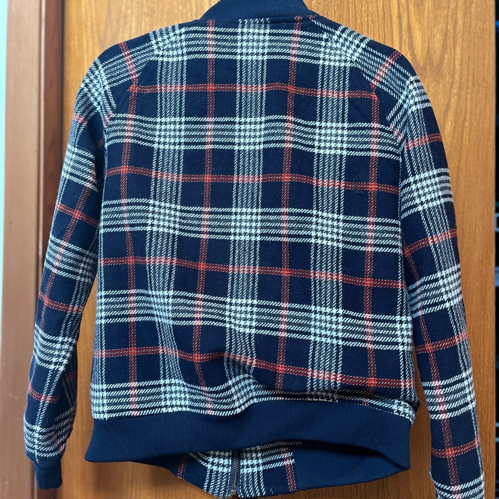 Pendleton Navy and Red Plaid Jacket - Picture 3 of 3